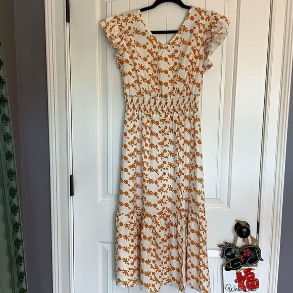 Ms. Sparkle Floral Print Dress 🍊 - Picture 1 of 8